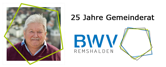 Karl-Heinz Siegle für 25 Jahre Gemeinderat geehrt